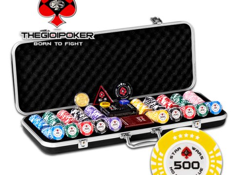 Set 500 chip clay poker star wars